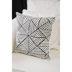 Diamond Design Embroidered Cushion