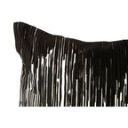 Black and White Embroidered Cushion