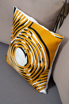 Circular Design Embroidered Cushion