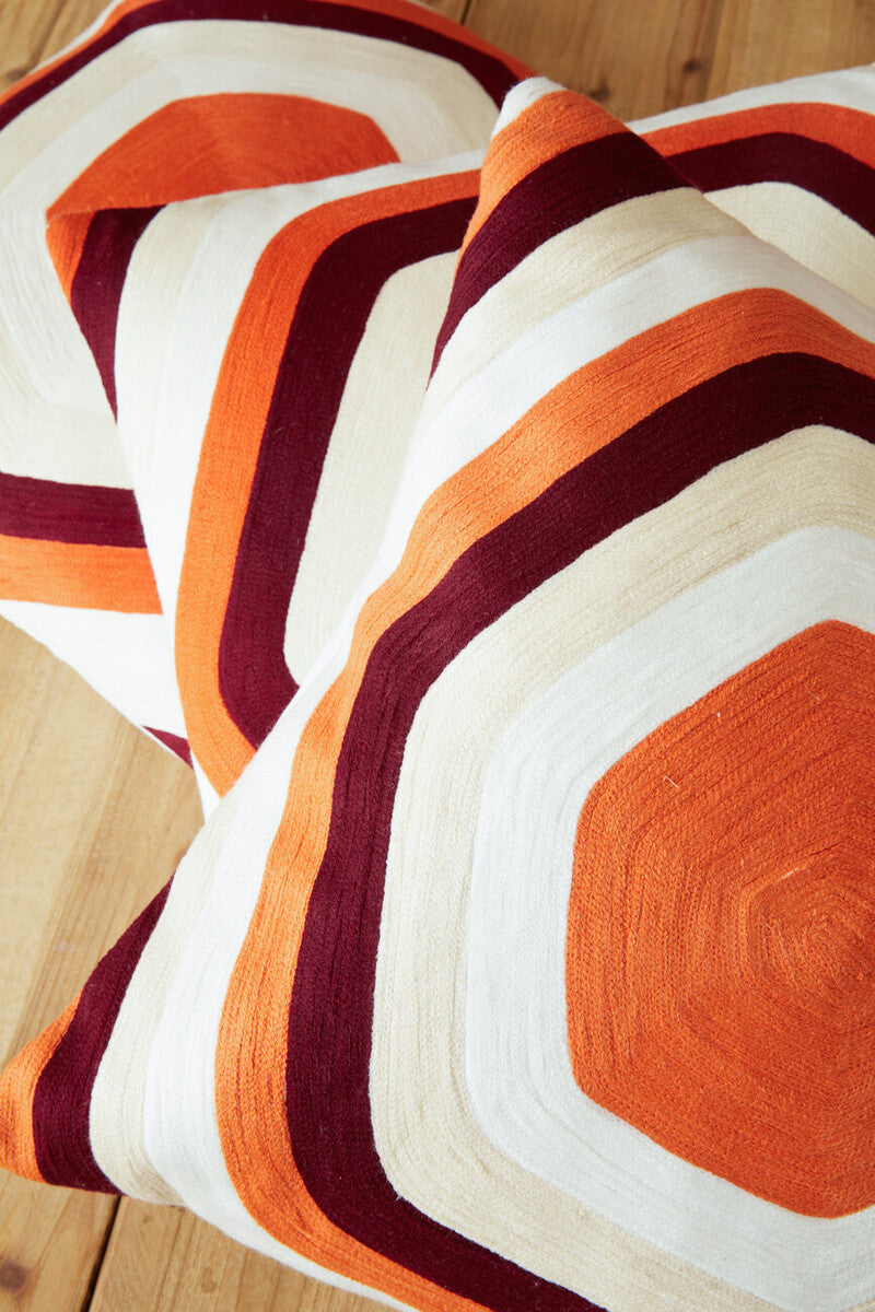 Hexagonal Multicolour Cushion