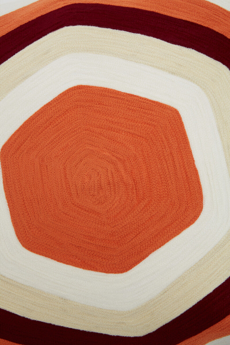 Hexagonal Multicolour Cushion