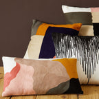 Abstract Multi Coloured Cushion