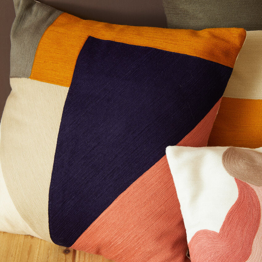 Abstract Multi Coloured Cushion