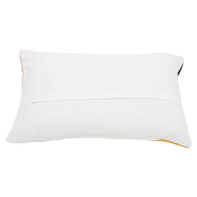 Multi Colour Abstract Embroidered Cushion