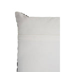 Black And White Square Embroidered Cushion