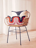 Curve Pattern Rectangular Cushion