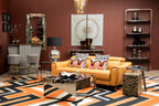 Curve Pattern Rectangular Cushion