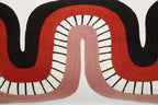 Curve Pattern Rectangular Cushion