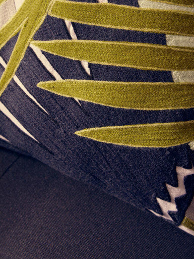 Botanical Green Cushion