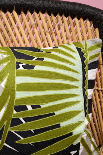 Botanical Green Cushion