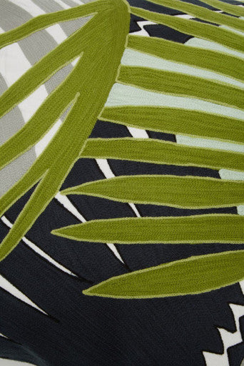 Botanical Green Cushion