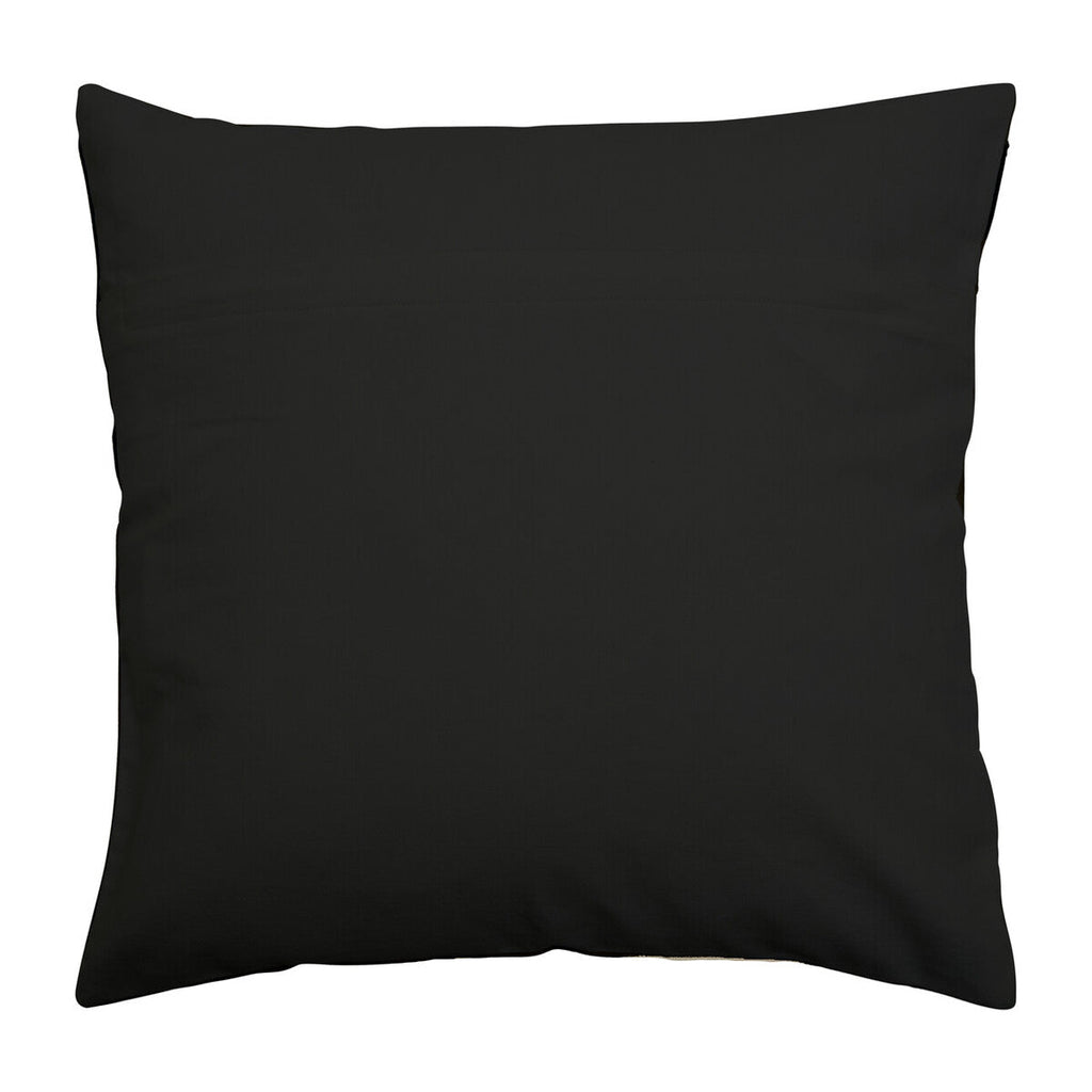 Natural And Black Square Cushion