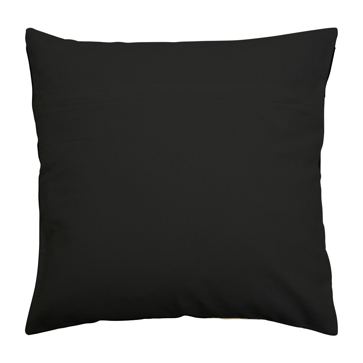 Natural And Black Square Cushion