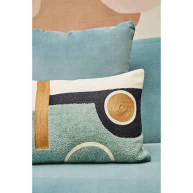 Abstract Rectangular Cushion