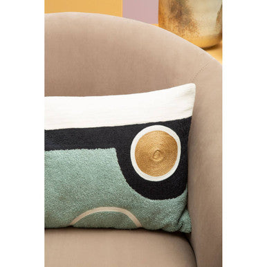 Abstract Rectangular Cushion