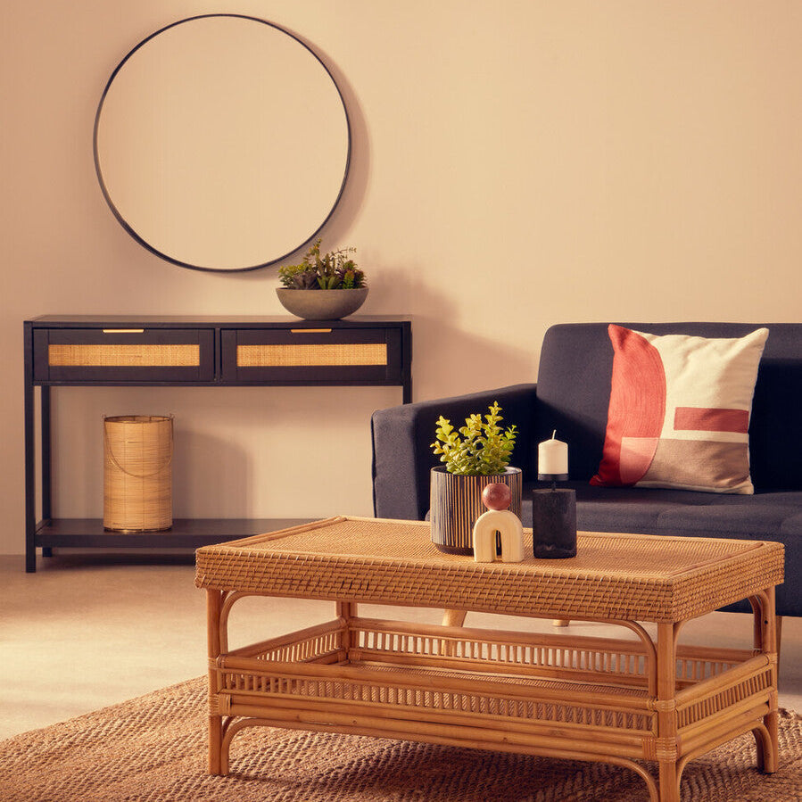 Red And White Tonal Cushion