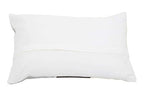Circular Print Embroidered Rectangular Cushion