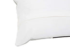 Circular Print Embroidered Rectangular Cushion