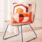 Multicolour Rectangular Cushion