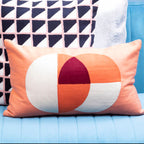 Multicolour Rectangular Cushion