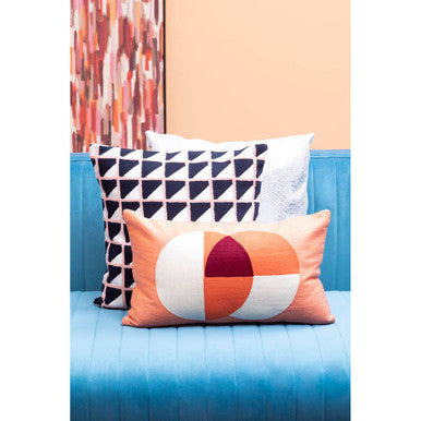 Multicolour Rectangular Cushion