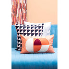 Multicolour Rectangular Cushion