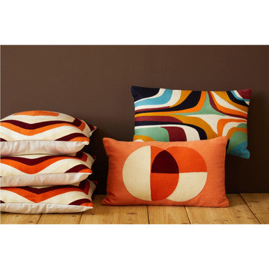 Multicolour Rectangular Cushion