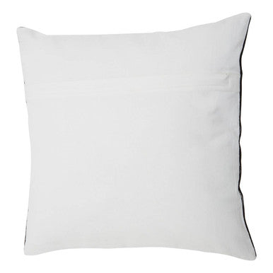 Black And White Semi Circular Design Cushion