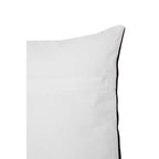 Black And White Semi Circular Design Cushion