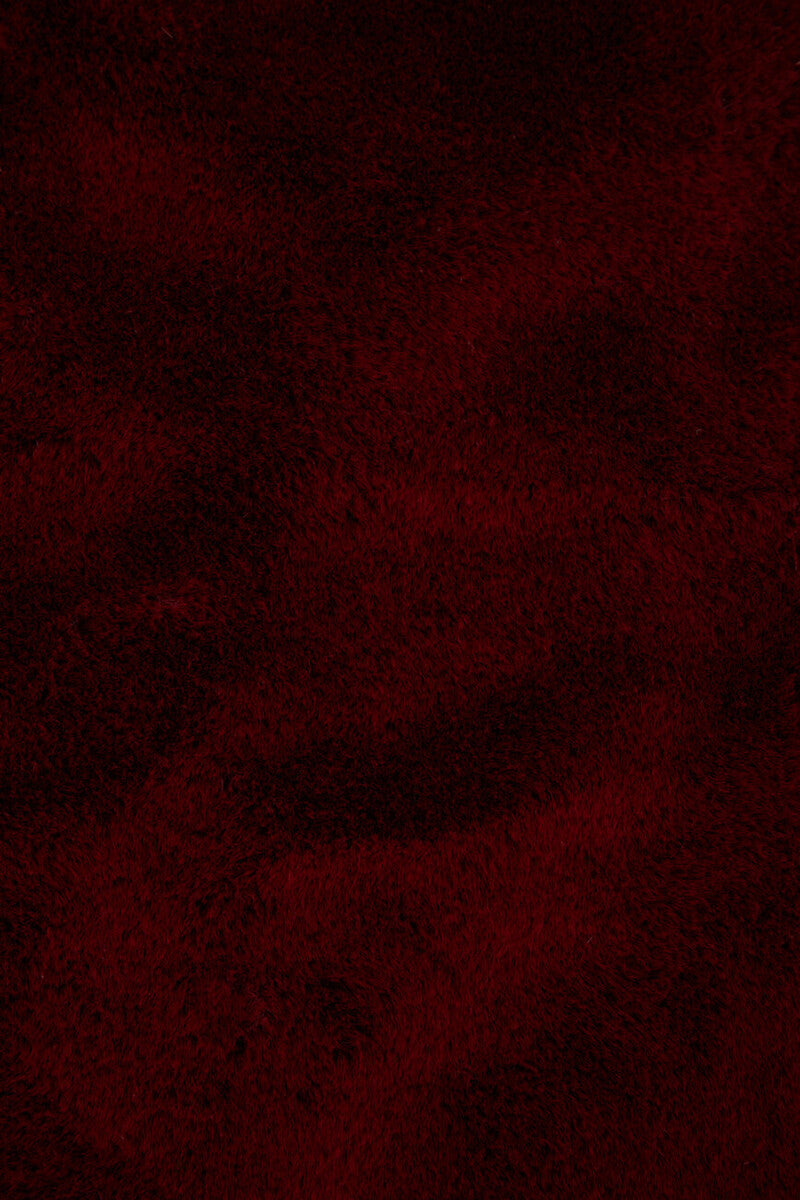 Bosie Red Wine Faux Fur Throw