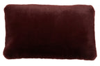 Burgundy Rectangular Cushion