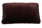 Burgundy Rectangular Cushion
