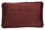 Burgundy Rectangular Cushion