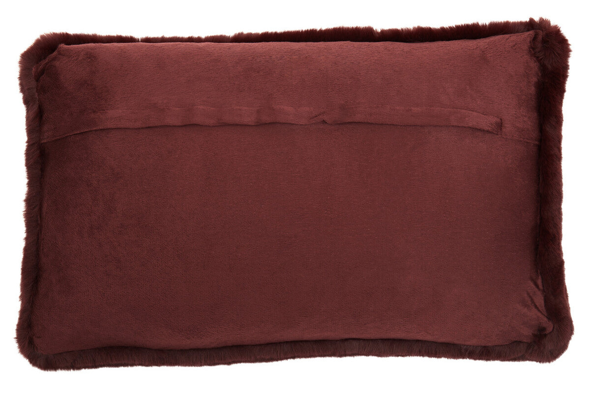 Burgundy Rectangular Cushion