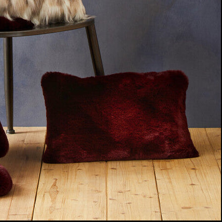 Burgundy Rectangular Cushion