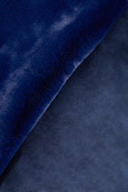 Bosie Navy Blue Faux Fur Throw