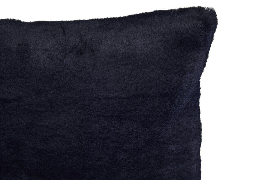 Navy Blue Square Cushion