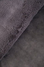Bosie Grey Faux Fur Throw
