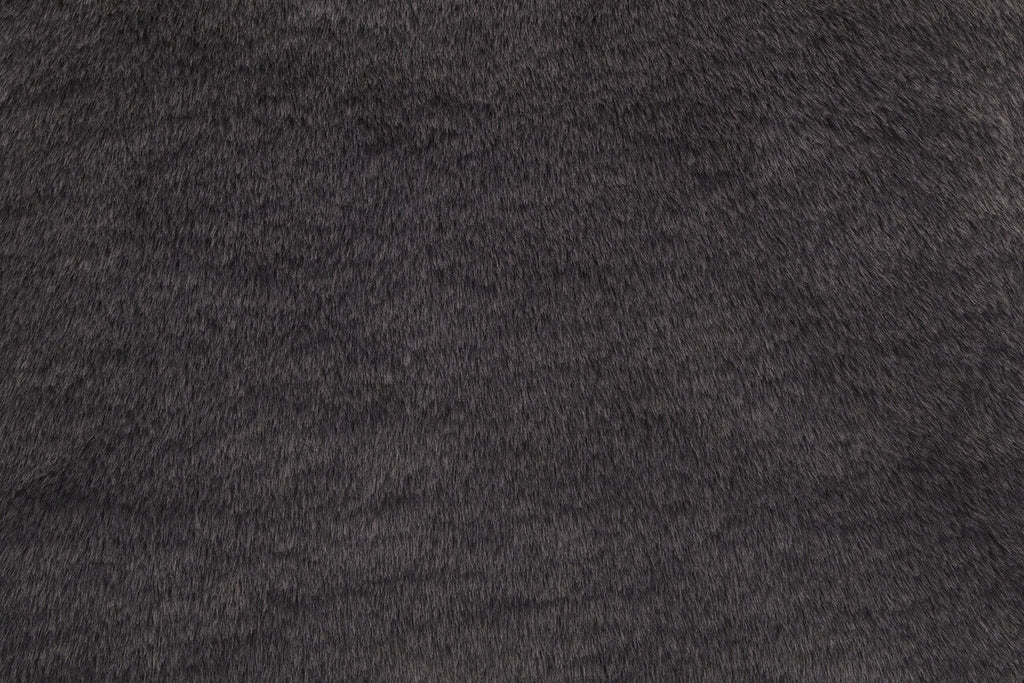 Grey Square Faux Fur Cushion