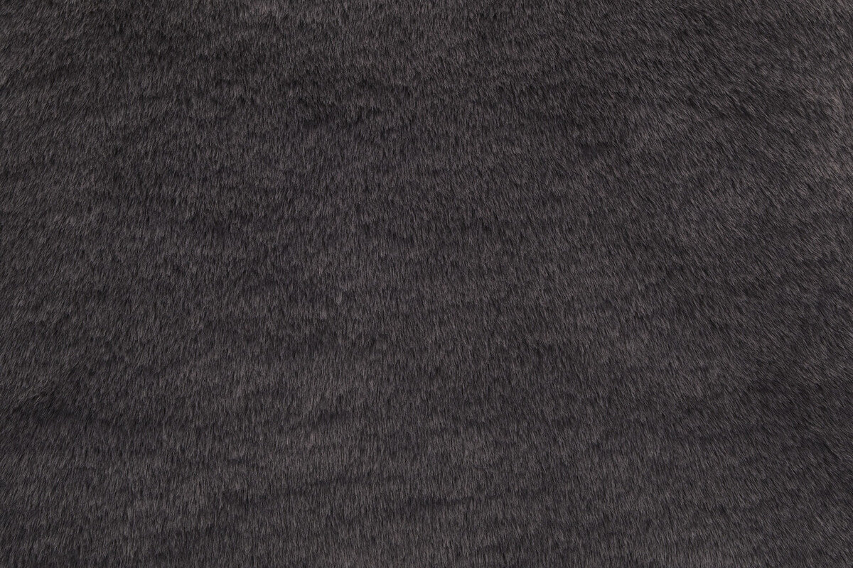Grey Square Faux Fur Cushion