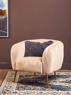 Grey Rectangular Faux Fur Cushion