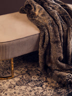 Bosie Mocha Ombre Fur Throw