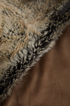 Bosie Mocha Ombre Fur Throw
