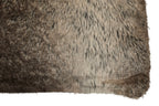 Mocha Ombre Square Faux Fur Cushion