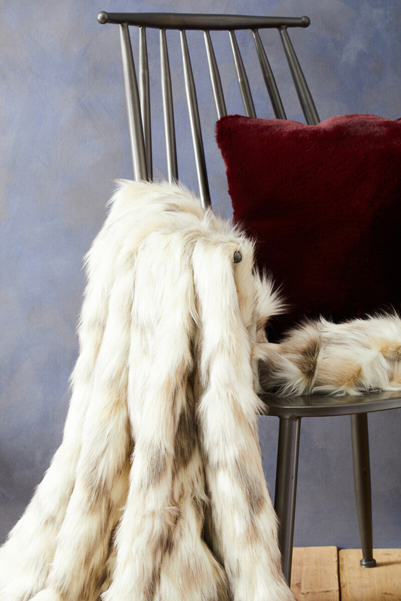 Bosie Natural Fur Throw