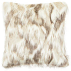 Natural Square Faux Fur Cushion