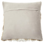 Natural Square Faux Fur Cushion