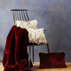 Natural Square Faux Fur Cushion