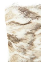 Natural Square Faux Fur Cushion