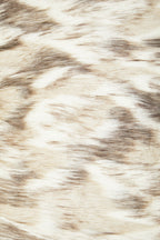 Natural Square Faux Fur Cushion